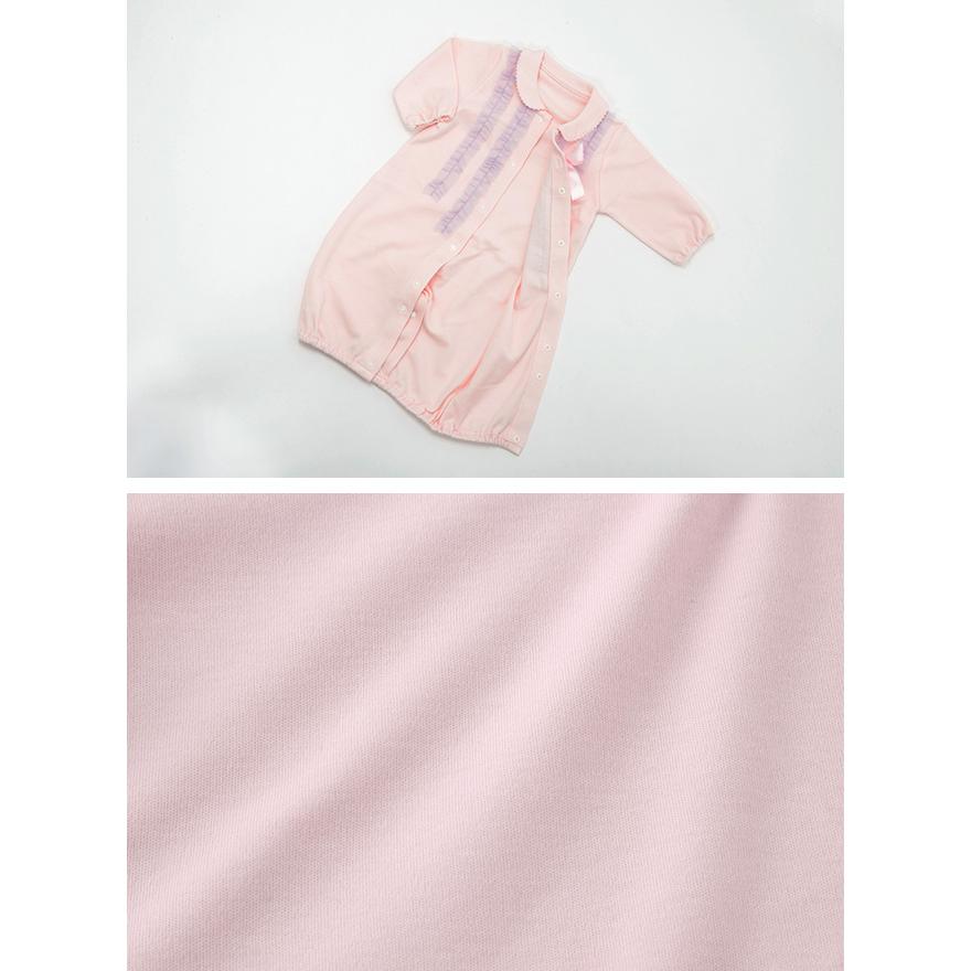 ベビー服 赤ちゃん 服 ベビー ツーウェイオール 女の子 新生児 2wayオール ドレスオール 50 60 スウィートガールフリル新生児ツーウェイオール P5226 Chuckle 通販 Yahoo ショッピング