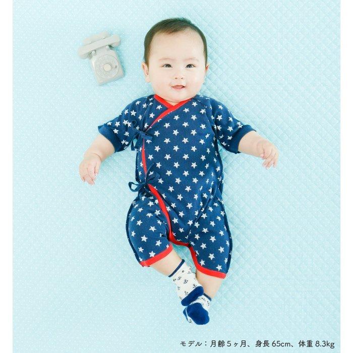 ベビー服 赤ちゃん 服 ベビー 新生児肌着 男の子 女の子 新生児 星柄 ボーダー新生児肌着6枚セット 通年素材 P6018d Chuckle 通販 Yahoo ショッピング