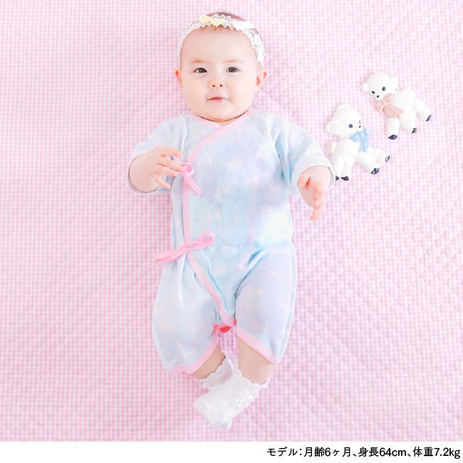 ベビー服 赤ちゃん 服 ベビー 新生児肌着 短肌着 コンビ肌着 女の子 新生児 50 60 女の子新生児肌着6枚組 P6090e Chuckle 通販 Yahoo ショッピング