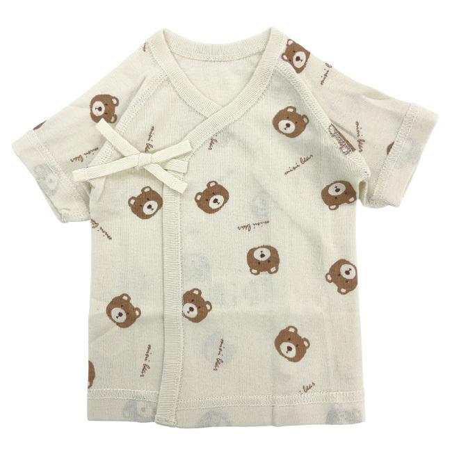 ベビー服 赤ちゃん 服 ベビー 短肌着 低体重 40-50 男の子 女の子 クマ 低出生体重児 くま低体重新生児短肌着 |  | 05