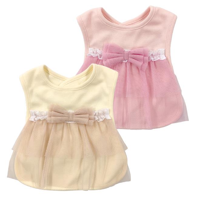 ベビー服 赤ちゃん 服 ベビー スタイ よだれかけ ビブ 出産祝い ギフト 女の子 チュールフリルスタイ 国内外の人気