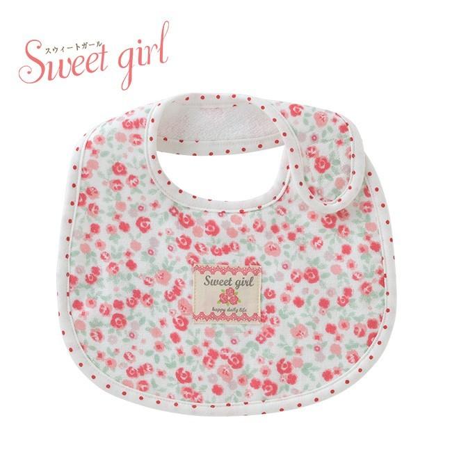 ベビー服 赤ちゃん 服 ベビー スタイ ビブ よだれかけ おしゃれ ギフト 出産祝い スウィートガール肩止めスタイ P85 Chuckle 通販 Yahoo ショッピング