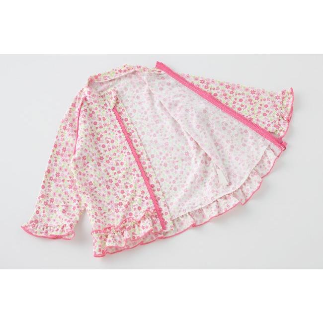 ベビー服 赤ちゃん 服 ベビー 水着 ラッシュガード 小花柄 女の子 80 90 95 水遊び 小花柄ラッシュガード P8610 Chuckle 通販 Yahoo ショッピング