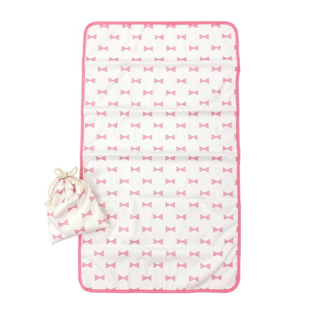 おむつ替えシート 防水 シーツ ベビー 赤ちゃん 女の子 きんちゃく袋付きオムツ替えシート P9721 Chuckle 通販 Yahoo ショッピング