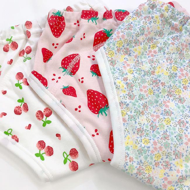 トレーニングパンツ 3層 3枚組 トレパン トイレトレーニング トイトレ 女の子 保育園 ベビー 赤ちゃん 子供 90 95 100 おもらし かわいい 3枚セット |  | 04