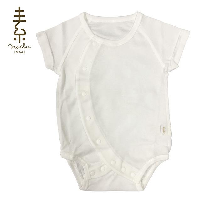 ベビー服 赤ちゃん 服 ベビー ロンパース 半袖 前開き 男の子 女の子 春夏 日本製 白 無地 60 70 半袖前開きロンパース V2101 Chuckle 通販 Yahoo ショッピング