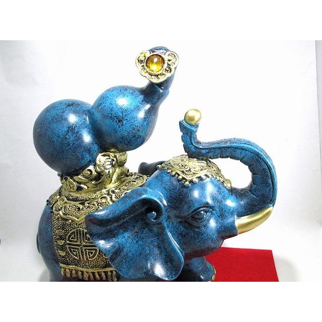 象 置物 象の置物 ゾウ 風水 インテリア オブジェ 鼻上がり 鼻