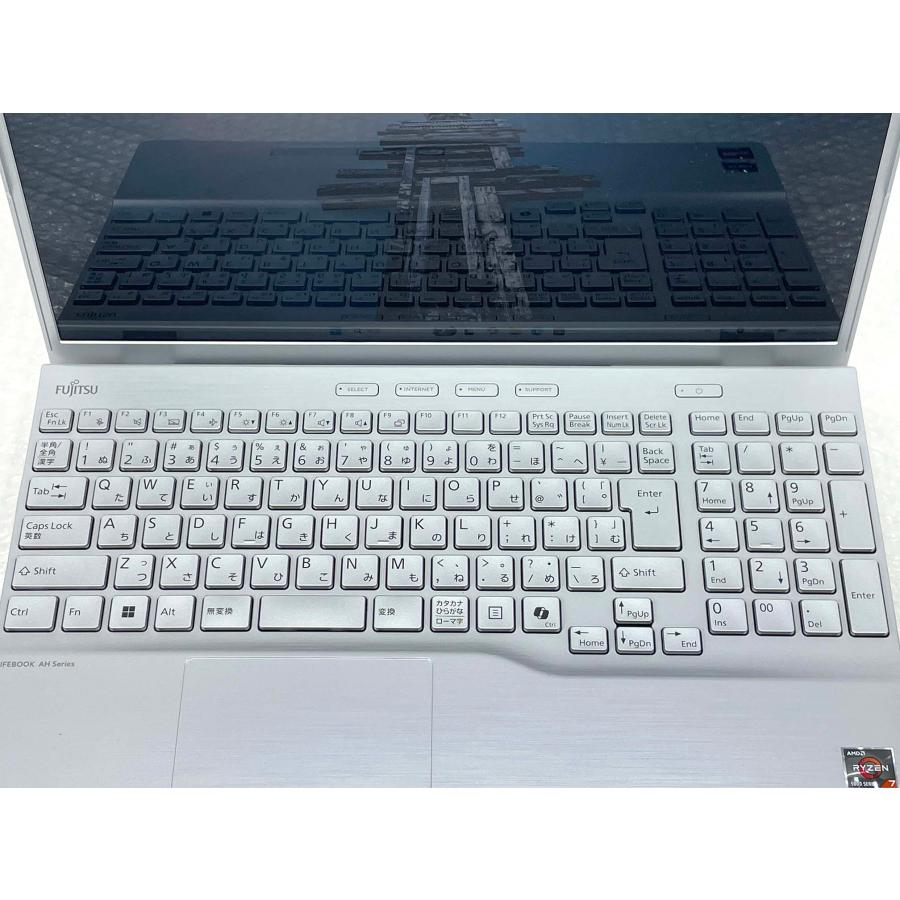 LIFEBOOK AH □富士通 AH480/J / Ryzen 7 5700U 16GBメモリー 512GB
