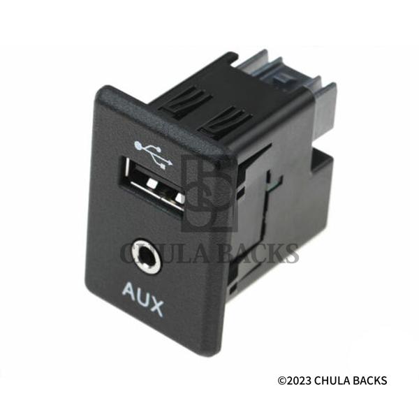 GLFLOW Adaptateur Audio Jack Stéréo Auxiliaire 28023-4BA0B Pour Nissan