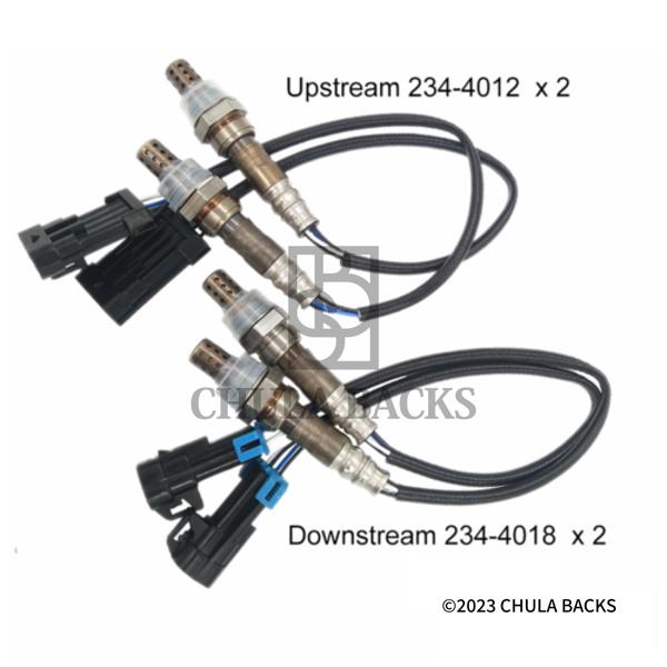 GMC 上流 下流 O2センサー SIERRA CHEVY SILVERADO 1500 9902 4個セット ESAP633