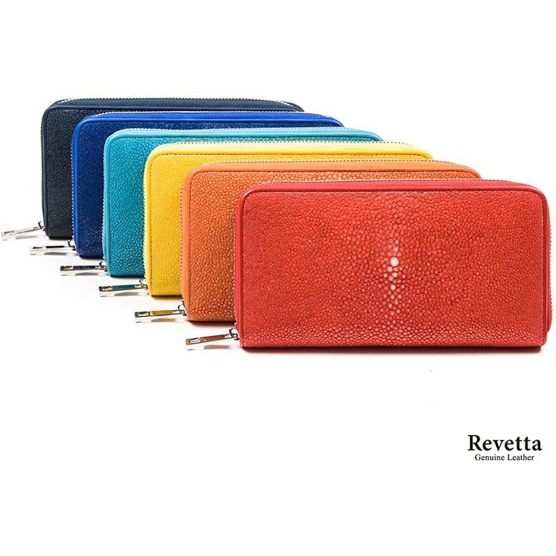 8051円 【64%OFF!】 本革 長財布 メンズ 財布 スティングレイ レザー 青 革