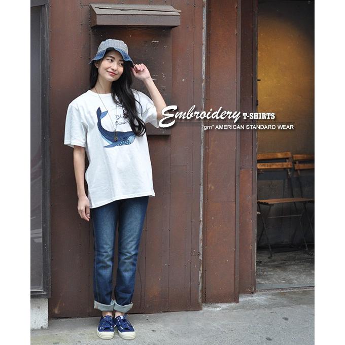 Tシャツ メンズ レディース ユニセックス パッチワーク 鯨 クジラ 亀 かめ Grn ジーアールエヌ リメイク風パッチワーク刺繍 Usaコットン Tシャツ Guf Chunky Factory 通販 Yahoo ショッピング