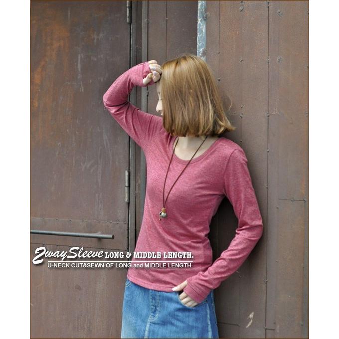 CHUNKY FACTORY カットソー 指穴 トップス レディース 選べる