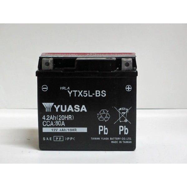 バイクバッテリー 台湾ユアサ 初期充電済み YTX5L-BS : 中央商会Yahoo