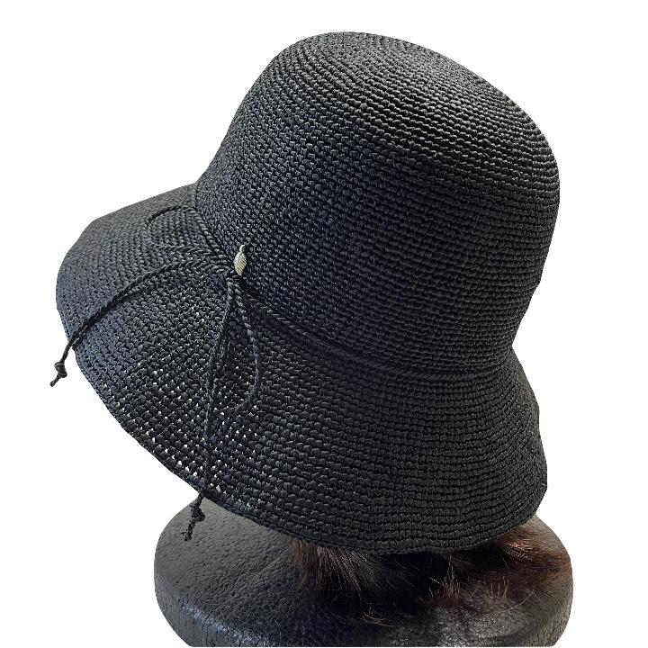 ババグーリ　ラフィア　ハット ラフィアの帽子 マダガスカル産の良質なラフィアを 丁寧に編み上げた