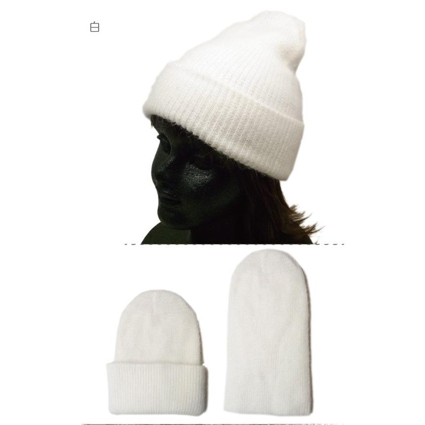 ニット帽 アンゴラ混 DIGZHAT ふわふわ モヘア やわらか 優しいカラー