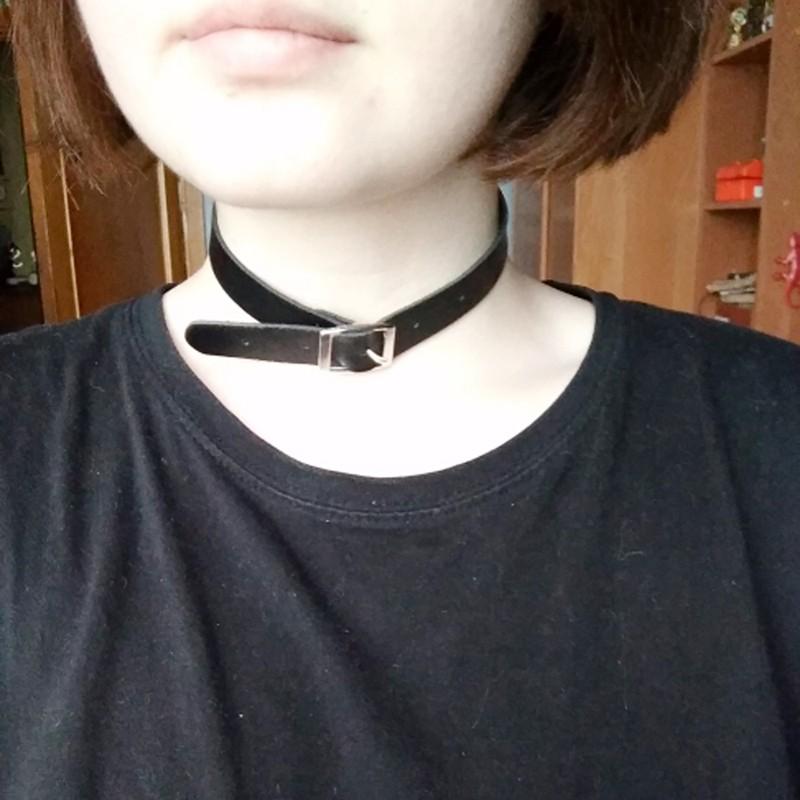 ネックレス アクセサリー チョーカー レディース メンズ 革 レザー レザーチョーカー ベルト バックル ユニセックス アクセ V系 パンク Chork 003 ちゅらネット にふぇーでーびる 通販 Yahoo ショッピング