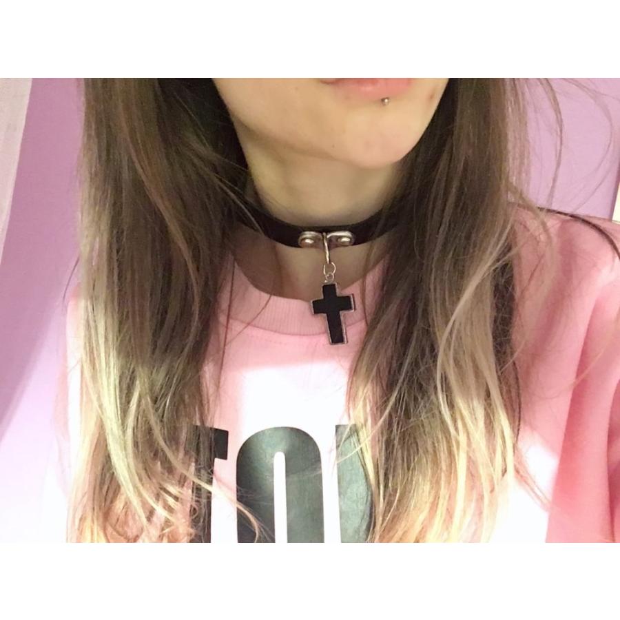 チョーカー ネックレス アクセサリー レザーチョーカー クロス チョーカー ネックレス アクセサリー レザーチョーカー クロス
