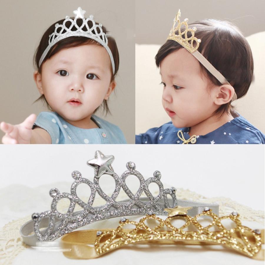 何でも揃う ベビー ヘアバンド キッズ プリンセス アクセ 王冠 ティアラ 風 ゴールド ベビー ヘアバンド キッズ プリンセス アクセ 王冠 ティアラ 風 ゴールド