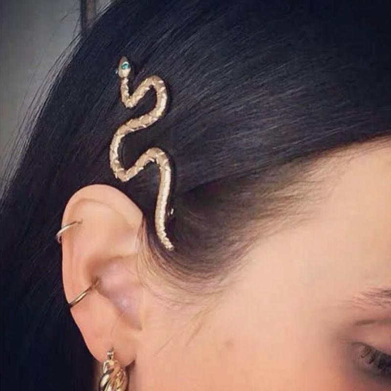 ヘアピン ヘアクリップ スネーク 蛇 へび 髪飾り ヘアアクセサリー ゴールド シルバー レディース ピンドメ フレームピン ヘアアレンジ Hairacc 023 ちゅらネット にふぇーでーびる 通販 Yahoo ショッピング