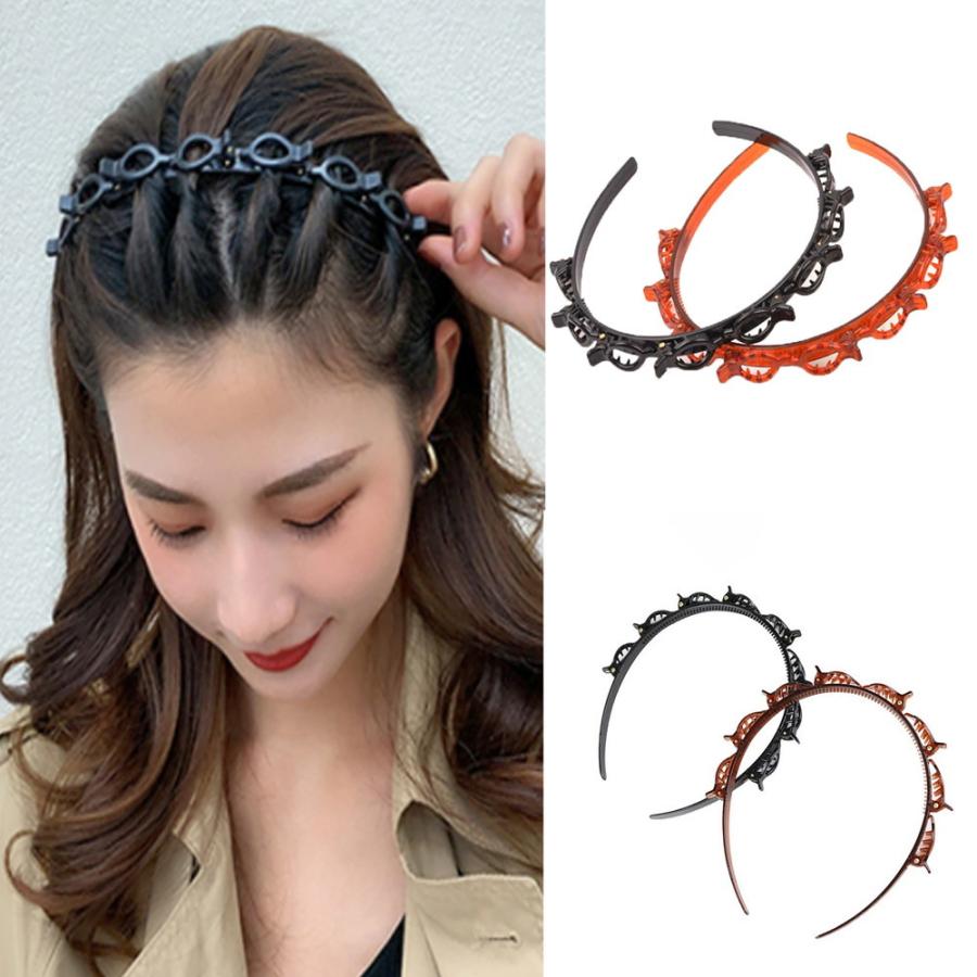 カチューシャ クリップ付 編み込み風 ツイスター ヘアアクセサリー レディース メンズ ヘアアクセ 髪留め まとめ髪 かわいい ユニセックス Hairacc 032 ちゅらネット にふぇーでーびる 通販 Yahoo ショッピング