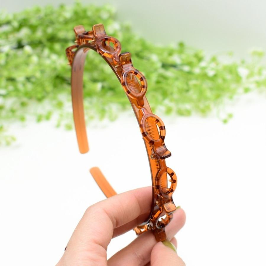 カチューシャ クリップ付 編み込み風 ツイスター ヘアアクセサリー レディース メンズ ヘアアクセ 髪留め まとめ髪 かわいい ユニセックス|chura-net|14