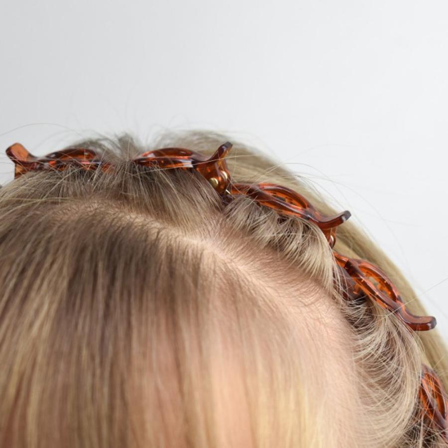 カチューシャ クリップ付 編み込み風 ツイスター ヘアアクセサリー レディース メンズ ヘアアクセ 髪留め まとめ髪 かわいい ユニセックス|chura-net|17
