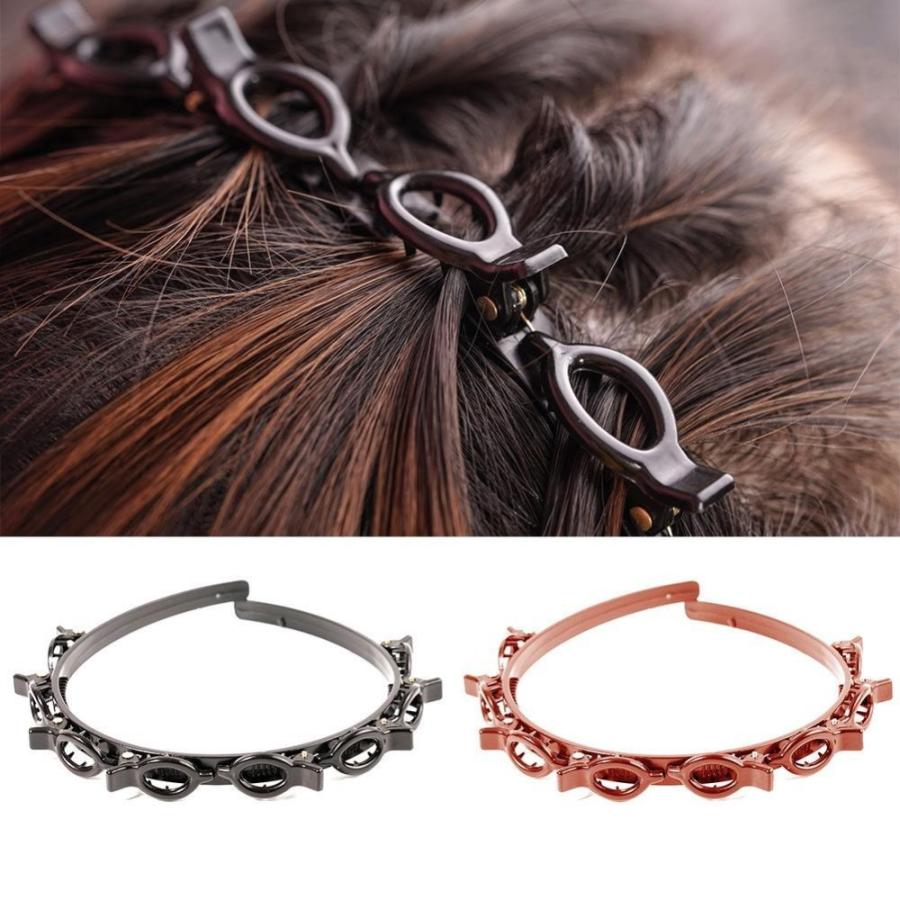 カチューシャ クリップ付 編み込み風 ツイスター ヘアアクセサリー レディース メンズ ヘアアクセ 髪留め まとめ髪 かわいい ユニセックス|chura-net|08