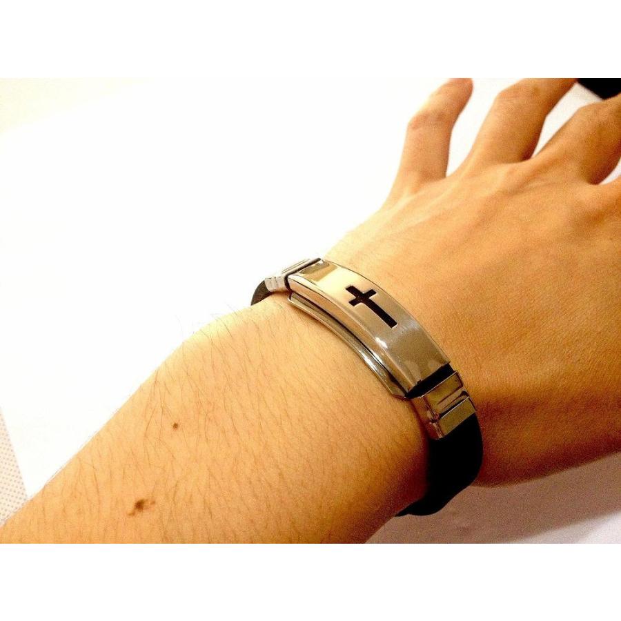 ウオッチ型 時計型 ラバーバンド ブレスレット バングル バックルタイプ メンズ ブレス アクセサリー 十字架 クロス プレート バンドクロス ラバー ステンレス Macc 005 ちゅらネット にふぇーでーびる 通販 Yahoo ショッピング