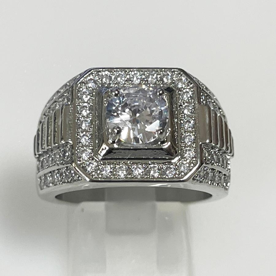 リング 指輪 メンズ アクセサリー シルバー ビックジルコニア Czダイヤ Macc 159 ちゅらネット にふぇーでーびる 通販 Yahoo ショッピング
