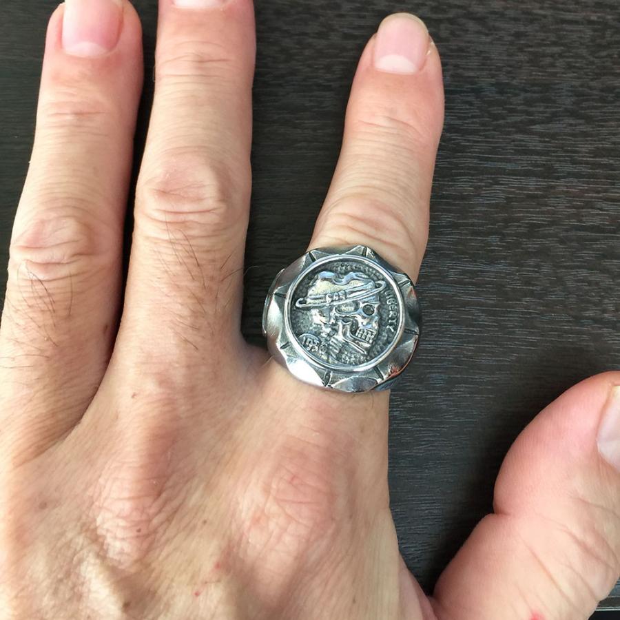 リング メンズ 指輪 スカル メキシカン系 コイン 髑髏 ハット 帽子 どくろ 骸骨 ステンレス アンティーク シルバー アクセサリー Macc 250 ちゅらネット にふぇーでーびる 通販 Yahoo ショッピング