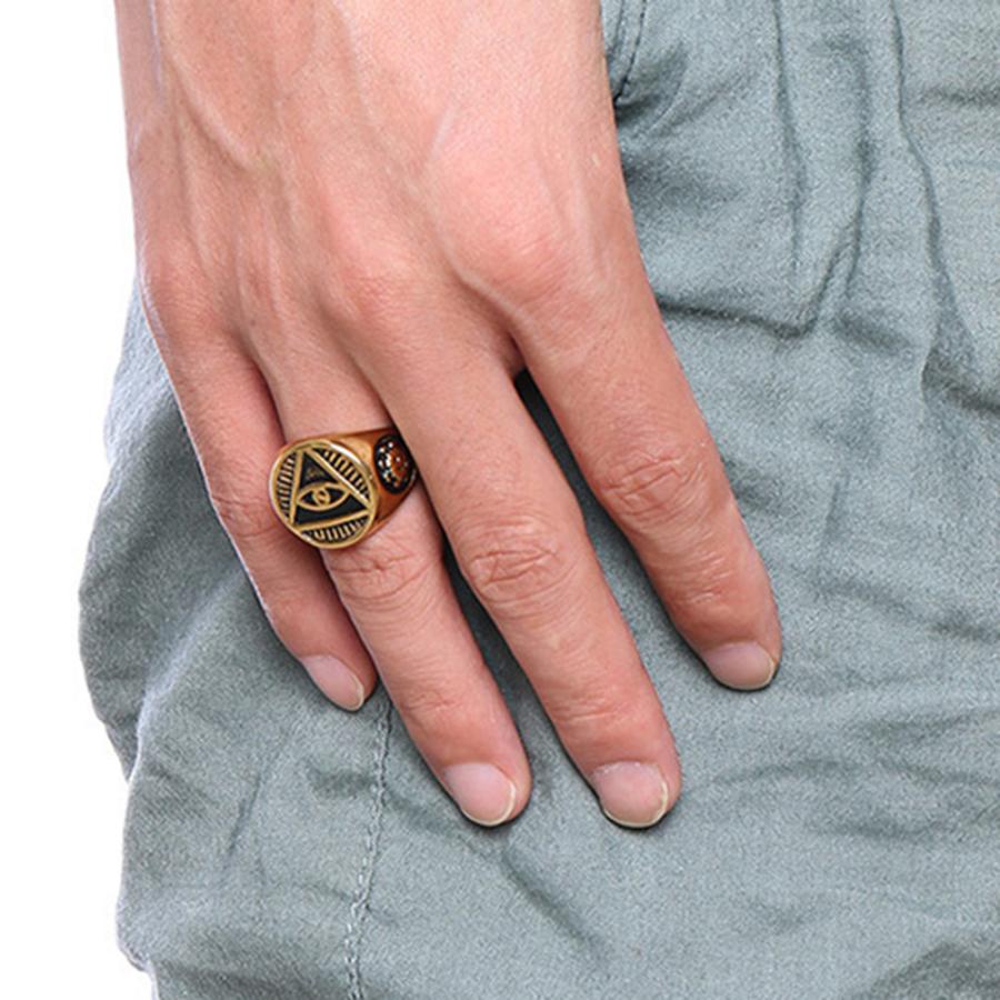 リング 指輪 メンズ ゴールド フリーメイソン 神の目 プロビデンスの目 ヴィンテージ 都市伝説 Macc 292 ちゅらネット にふぇーでーびる 通販 Yahoo ショッピング
