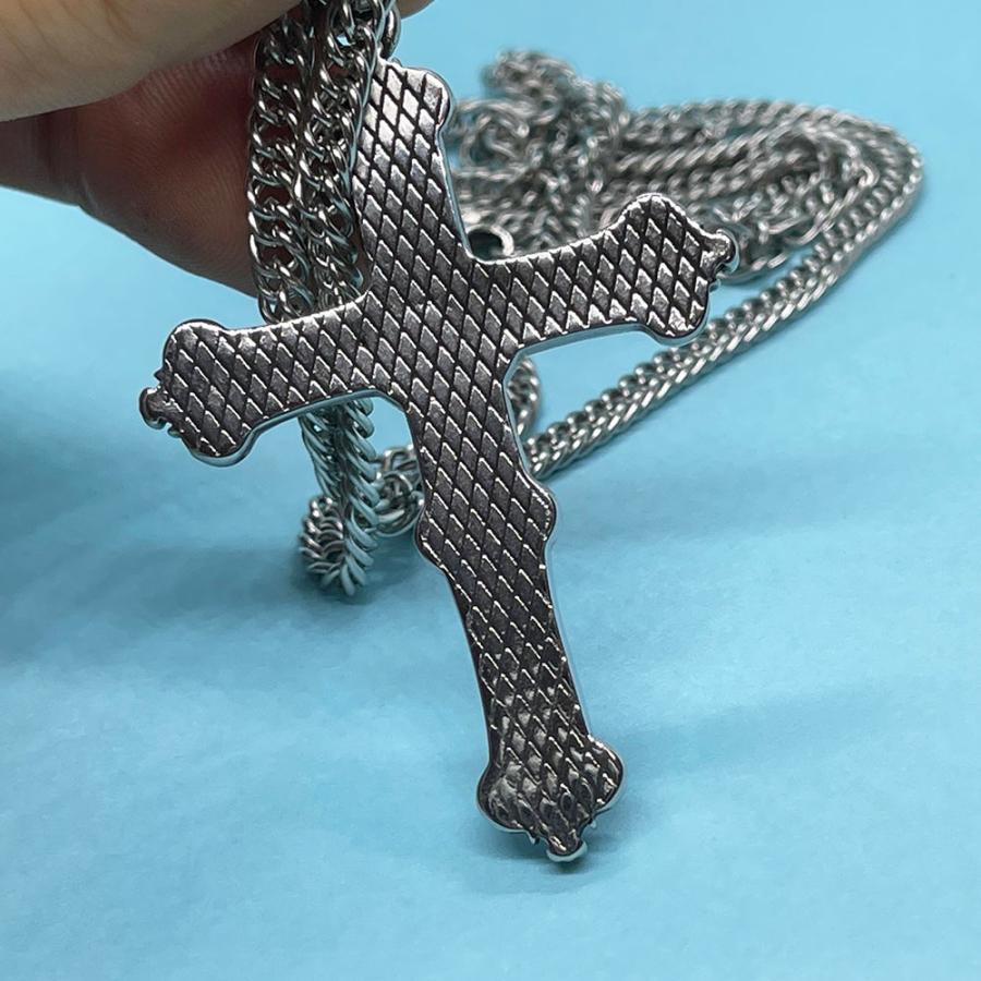 ネックレス メンズ スカル クロス 北欧 バイキング 十字架 ステンレス