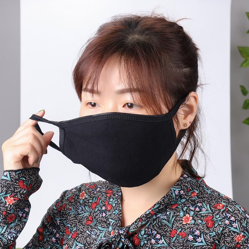 黒マスク 2枚セット ブラックマスク 布マスク マスク 洗える 薄手