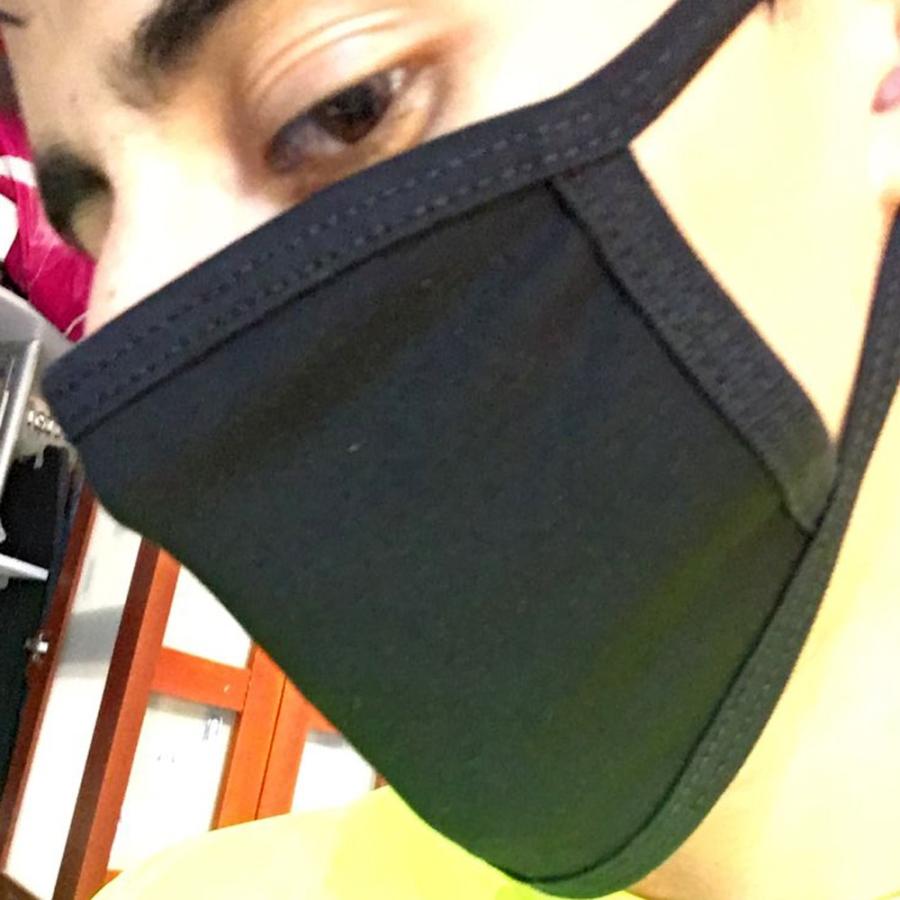 黒マスク 2枚セット ブラックマスク 布マスク マスク 洗える 薄手