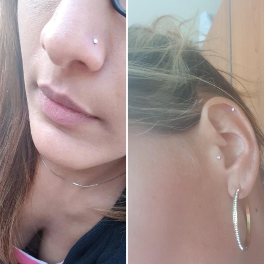 鼻ピアス 60個セット クリスタル 鼻ピ 新品 ボディピアス アクセサリー レディース メンズ ユニセックス ステンレス Piace 106 ちゅらネット にふぇーでーびる 通販 Yahoo ショッピング