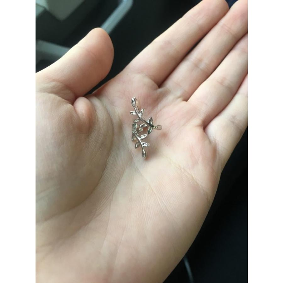 イヤーカフ 葉 リーフ ボタニカル ゴールド シルバー アクセサリー 