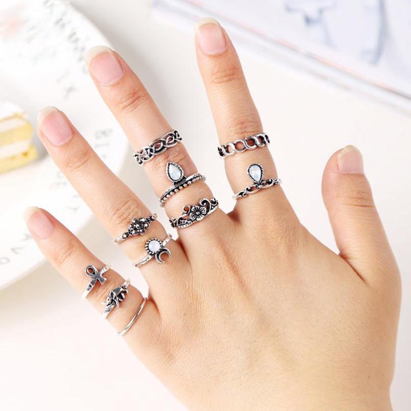 リング 指輪 レディース 10個 セットリング シルバー ゴールド