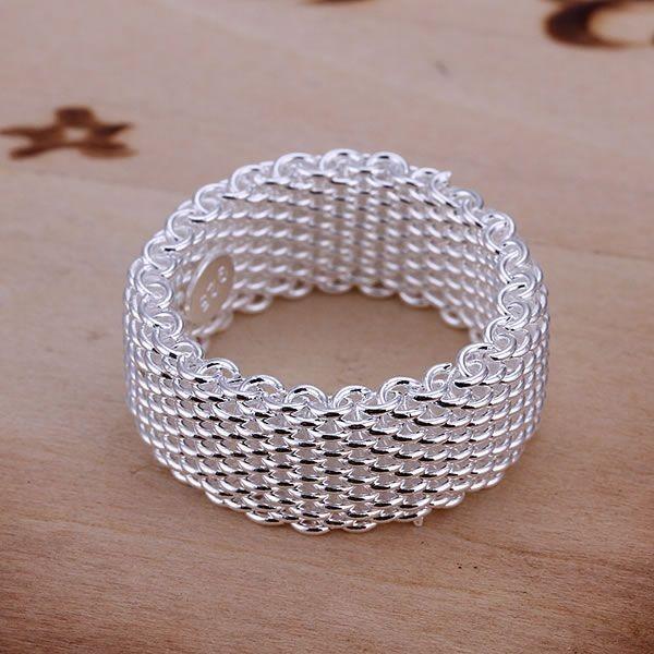 指輪 リング レディース メンズ アクセサリー シルバー メッシュ アクセサリー 銀 ユニセックス 編込み アクセ ジュエリー Ring 075 ちゅらネット にふぇーでーびる 通販 Yahoo ショッピング