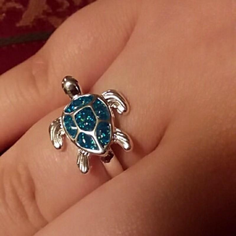 最安値挑戦】 ホヌ リング ハワイアン ジュエリー オパール 亀