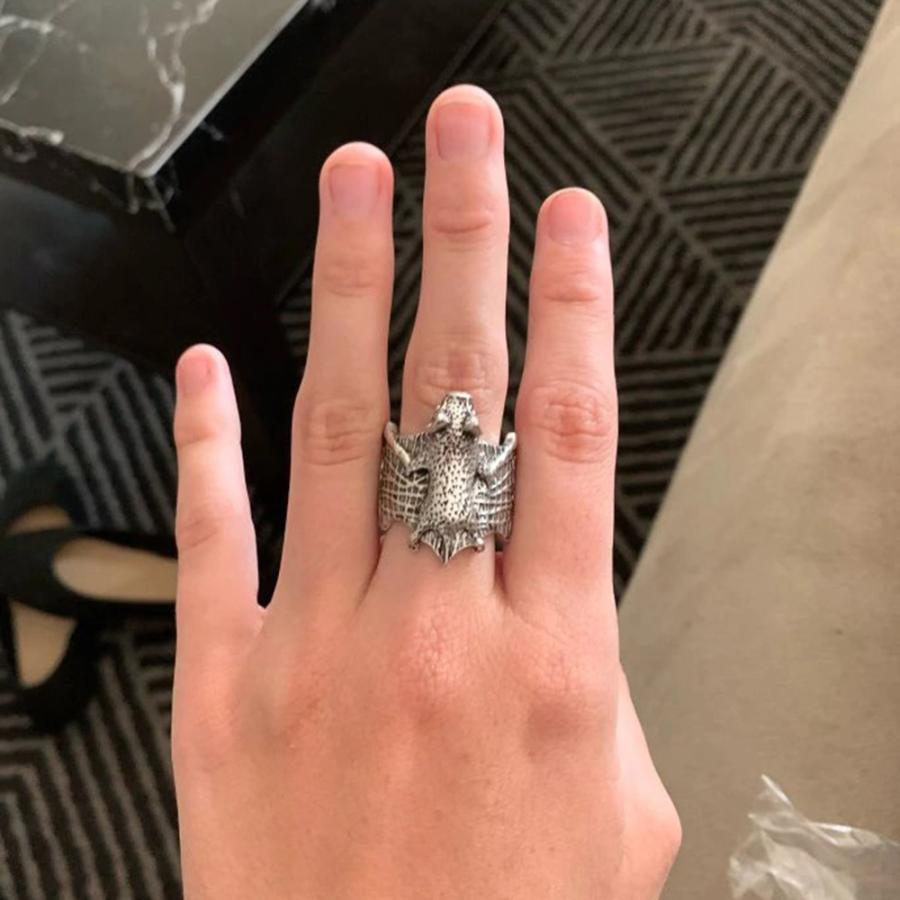 指輪 リング コウモリ バット 蝙蝠 レディース ヴィンテージ シルバー