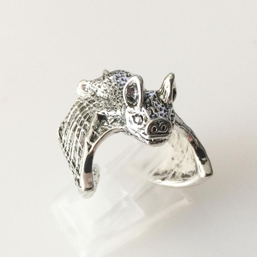 指輪 リング コウモリ バット 蝙蝠 レディース ヴィンテージ シルバー