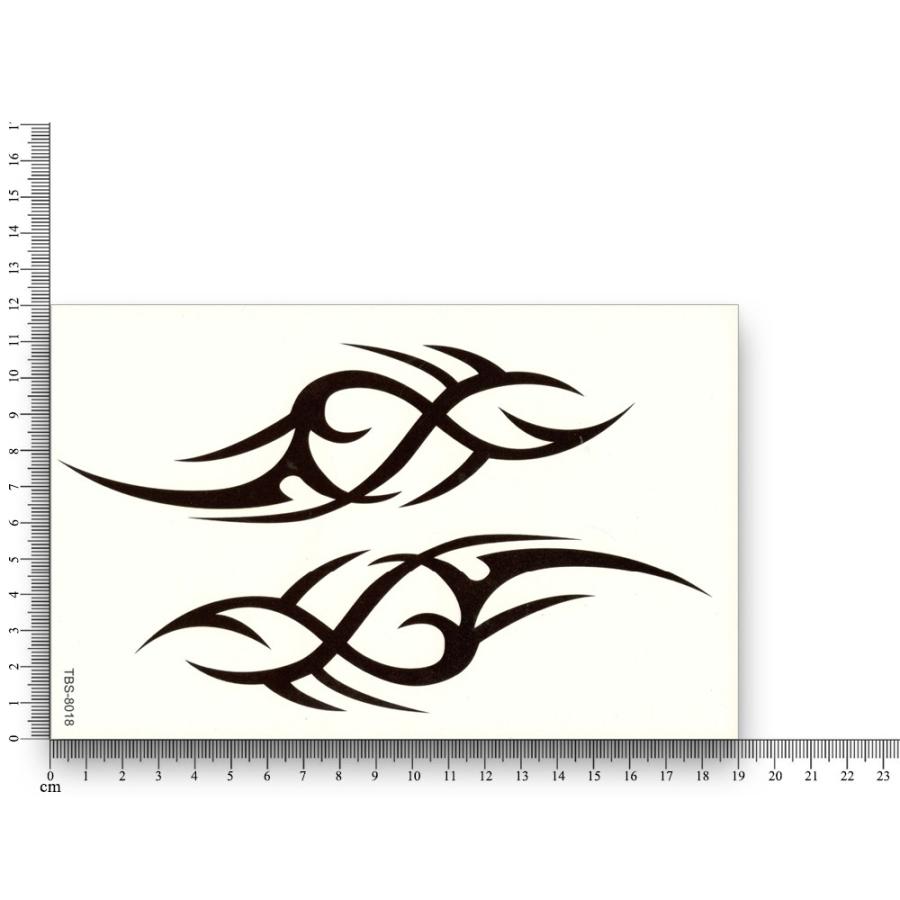 タトゥーシール トライバル トーテム モノクロ 白黒 防水 リアル 本物 ボディーアート ボディーシール タトゥー Tatoo オマケ付 Tatoo 004 ちゅらネット にふぇーでーびる 通販 Yahoo ショッピング