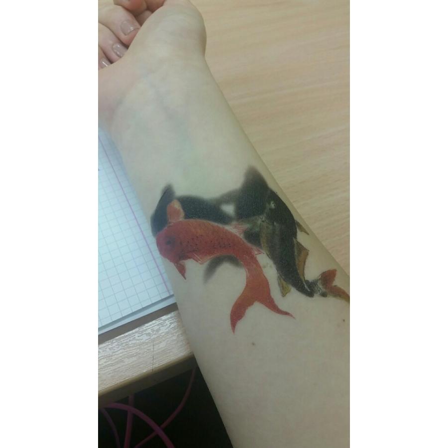 タトゥー シール 3d 魚 鯉 コイ こい ボディシール Tatoo 入れ墨 刺青 転写 防水 オマケ付 Tatoo 040 ちゅらネット にふぇーでーびる 通販 Yahoo ショッピング