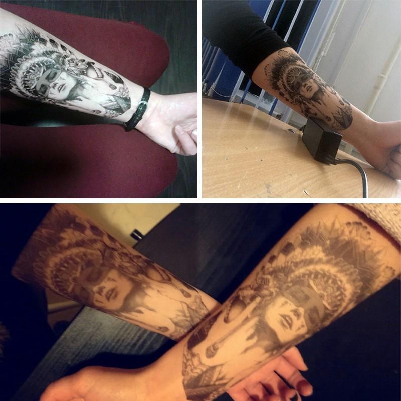 タトゥーシール 防水 大判 女性 女性 インディアン 古代 アメリカン ネイティブ ボディシール 入れ墨 刺青 ボディアート タトゥー シール リアル オマケ付 Tatoo 044 ちゅらネット にふぇーでーびる 通販 Yahoo ショッピング