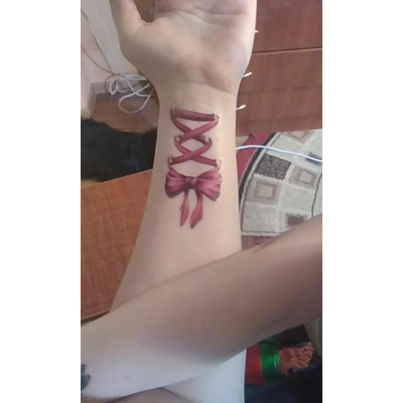 タトゥーシール 本物 3d リアル リボン 足 腕 セクシー レディース タトゥー シール ボディシール Tatoo 入れ墨 刺青 転写 防水 オマケ付 Tatoo 098 ちゅらネット にふぇーでーびる 通販 Yahoo ショッピング