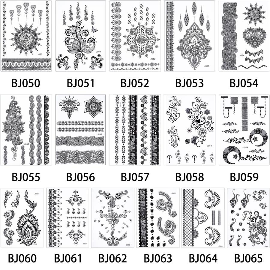 タトゥーシール 防水 大判 花 ヘナ フラワー ヘナタトゥー J012 刺青 入れ墨 墨 隠す モノクロ 白黒 ボディアート タトゥー シール リアル オマケ付 Tatoo 107 ちゅらネット にふぇーでーびる 通販 Yahoo ショッピング