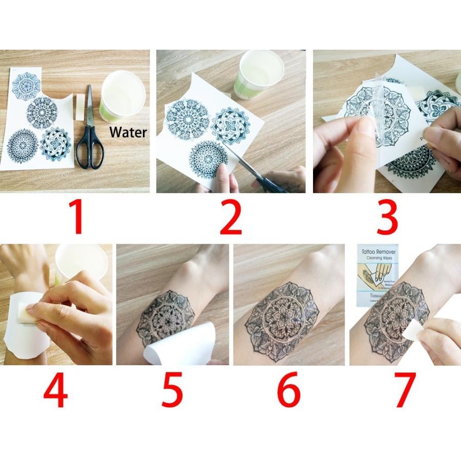 タトゥーシール 防水 大判 花 ライン ヘナ フラワー ヘナタトゥー J059 刺青 入れ墨 墨 隠す モノクロ 白黒 ボディアート タトゥー シール リアル オマケ付 Tatoo 191 ちゅらネット にふぇーでーびる 通販 Yahoo ショッピング