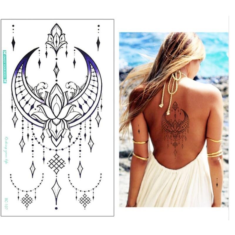 タトゥーシール B 鎖骨 胸 腰 背中 薔薇 スカル 蓮 梟 ヘナ リアル ワンポイント ボディシール Tatoo 入れ墨 刺青 防水 タトゥー ボディアート オマケ付 Tatoo 227 ちゅらネット にふぇーでーびる 通販 Yahoo ショッピング