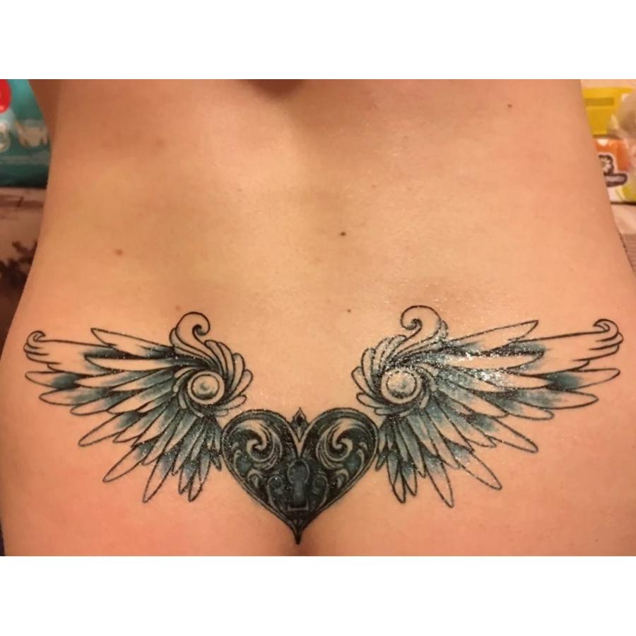 タトゥーシール B 鎖骨 胸 腰 背中 薔薇 スカル 蓮 梟 ヘナ リアル ワンポイント ボディシール Tatoo 入れ墨 刺青 防水 タトゥー ボディアート オマケ付 Tatoo 227 ちゅらネット にふぇーでーびる 通販 Yahoo ショッピング